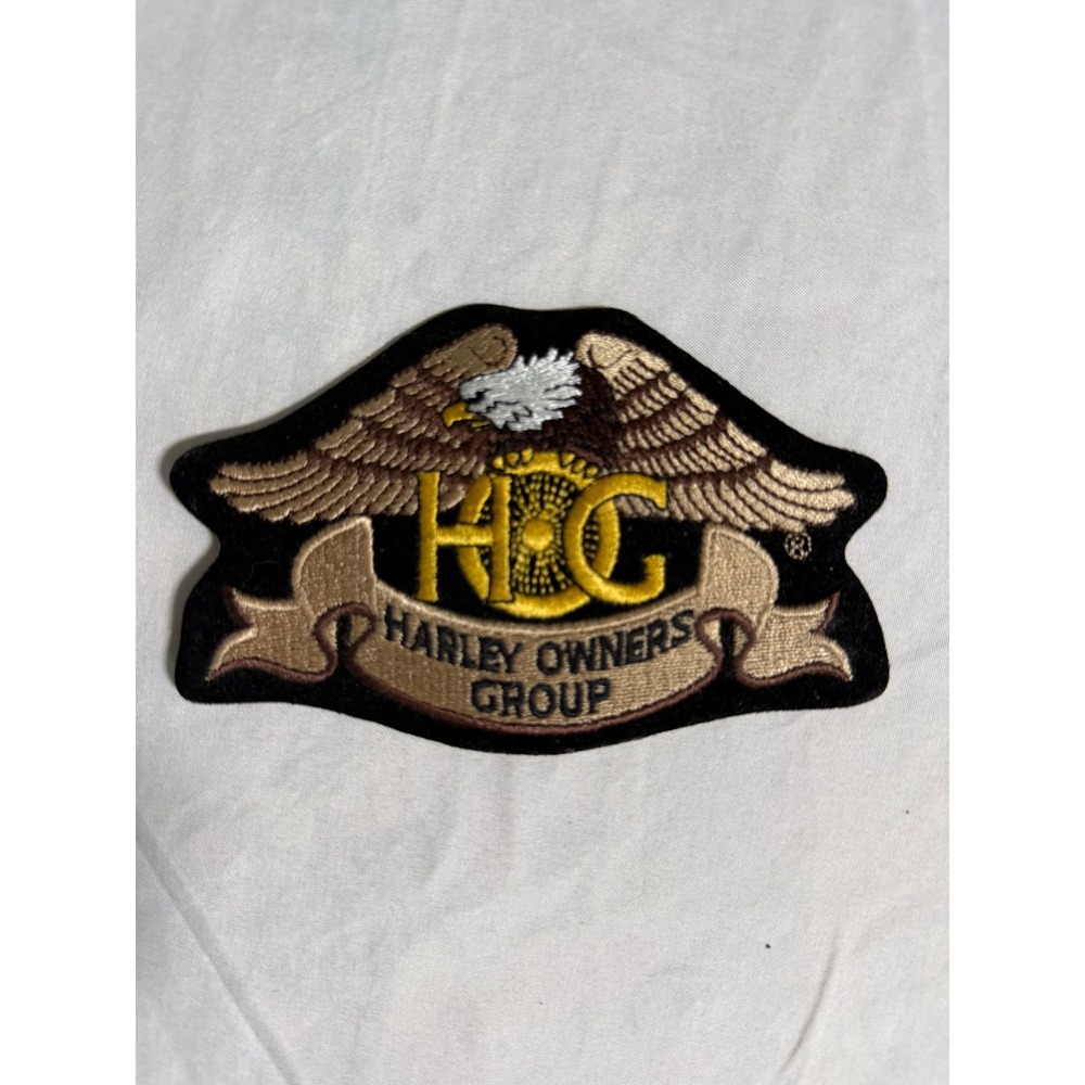 Harley Davidson HOG Harley Owners Group Eagle Embroidered Biker Patch 5 Inch